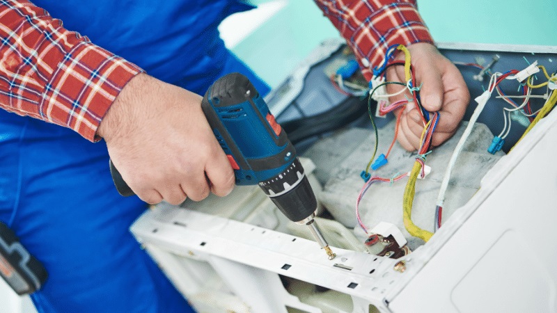 Beypazarı Baxi Baxi çamaşır makinesi kart tamiri – Su almama arızası orijinal parça ile giderildi. - Teknik servis örneği