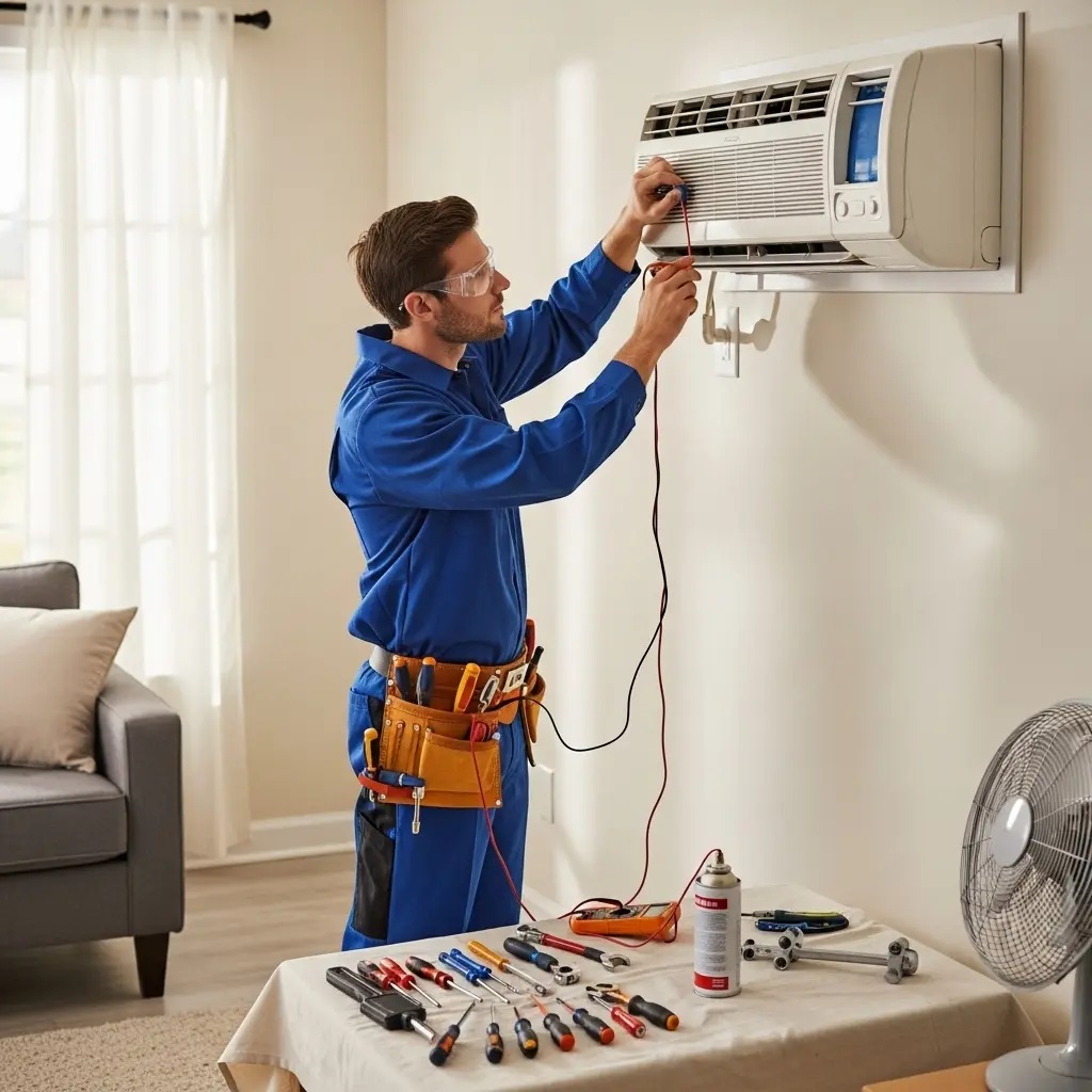 Beypazarı Baxi Baxi klima gaz dolumu ve bakım – Enerji verimliliği artırıldı. - Teknik servis örneği